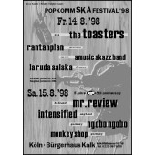 Poster - Popkomm Ska Festival 1998